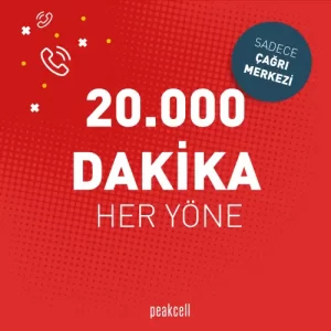 Her Yöne 20.000 Dakika Çağrı Merkezlerine Özel